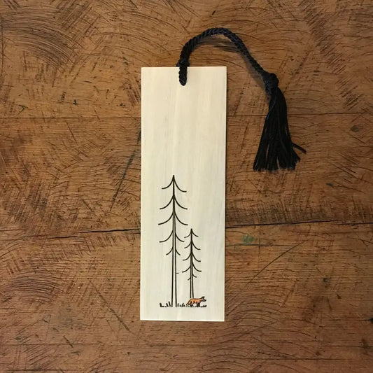 Minimal Adventure Bookmark - Fox from Green Bird Press