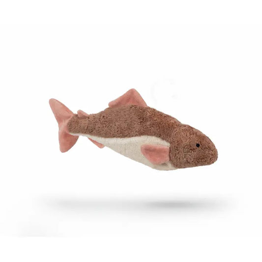 Senger Naturwelt Organic Cotton Cuddly Fish (Rosewood), Small