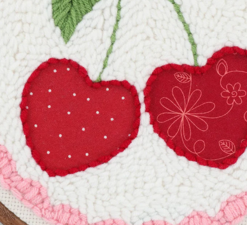 Life Is Cherry Sweet Punch Needle Embroidery Kit