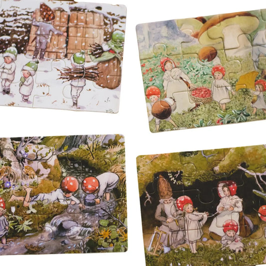 Elsa Beskow "Children of the Forest" Tray Puzzle