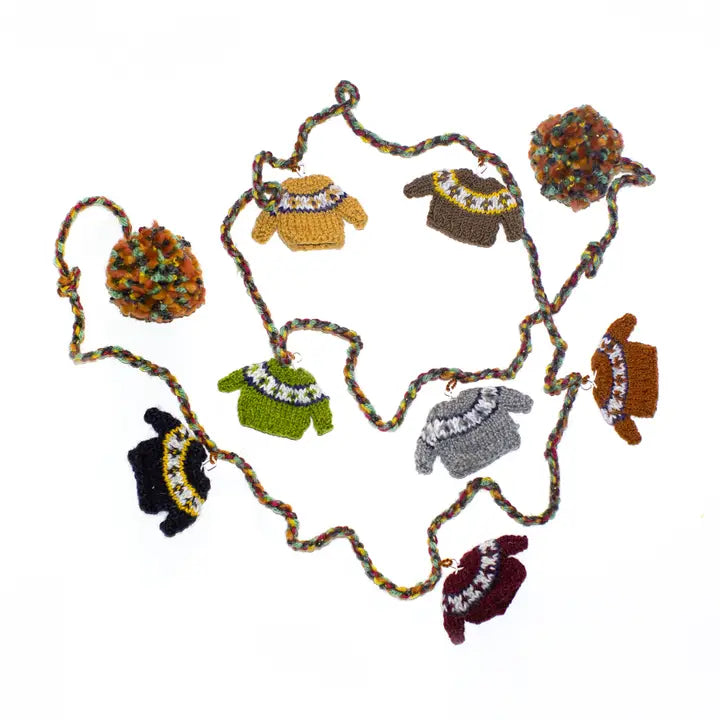 Mini-Sweater Garland : Fall