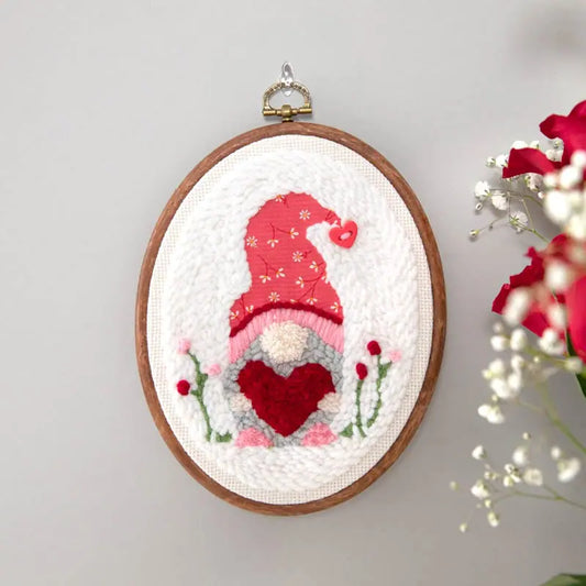 Be My Gnomie Punch Needle Embroidery Kit