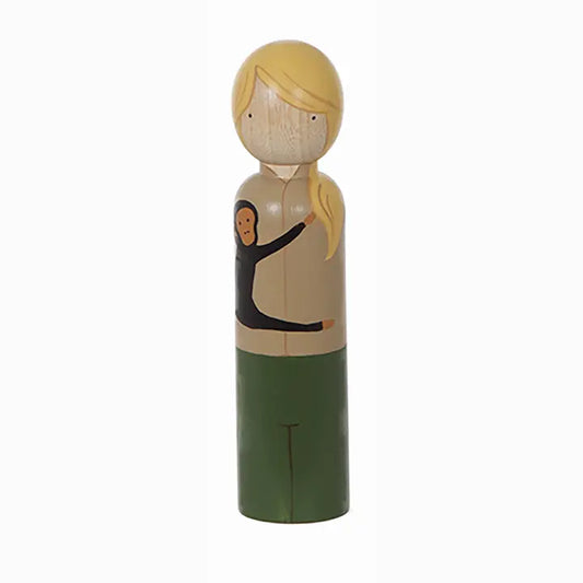 Jane Collectible 7.5" Wooden Peg Doll