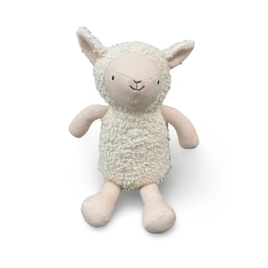 Luna Wooly Lamb Sherpa Knit Stuffed Animal Soft Toy Organic