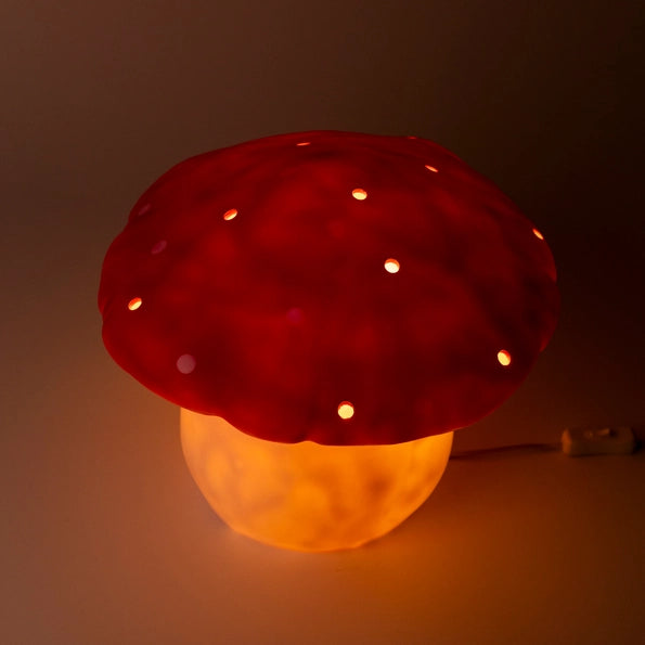 Large Mushroom Red w/ Plug