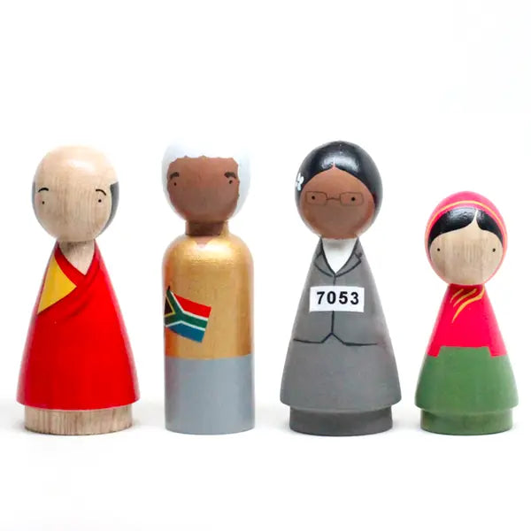 The Peace Makers Wooden Peg Dolls