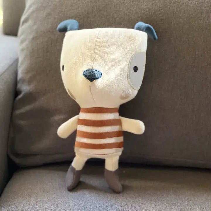 Phillipe Dog Organic Cotton Stuffed Animal Baby Kid Toy