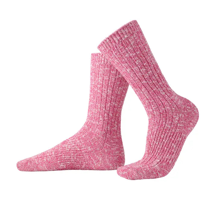 Ragg Socks - Rose | Sustainably Made in the USA