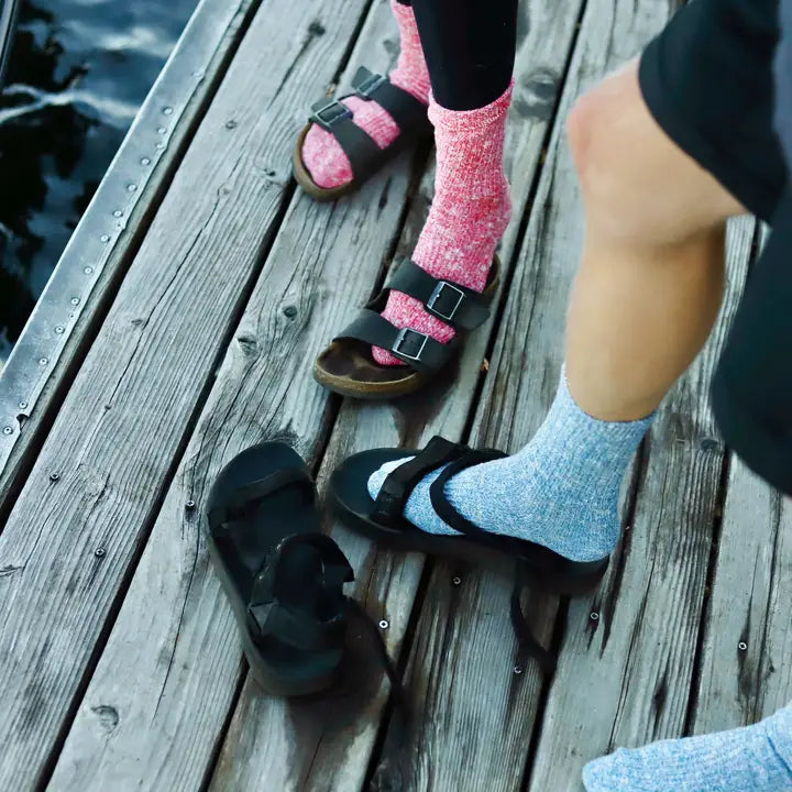 Ragg Socks - Rose | Sustainably Made in the USA