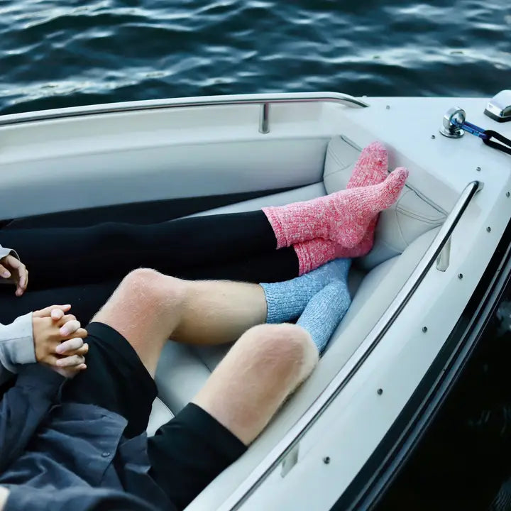 Ragg Socks - Rose | Sustainably Made in the USA