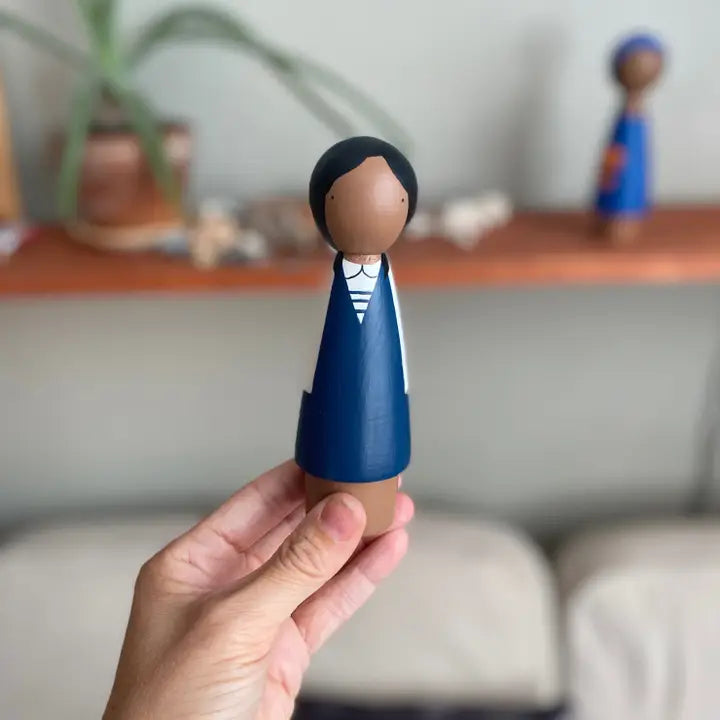 Ruby Bridges 5" Wooden Peg Doll