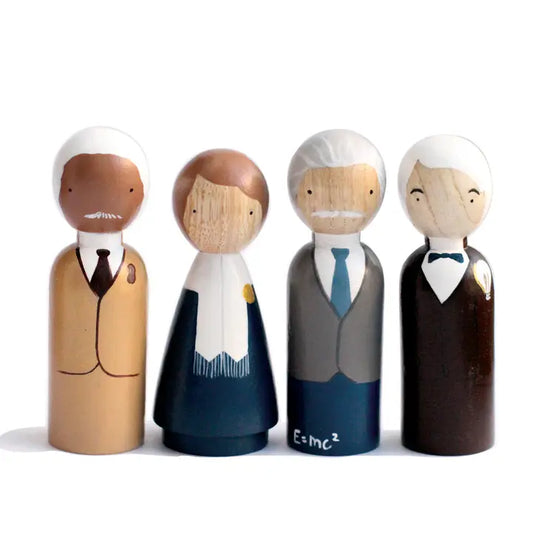The Scientists Wooden Peg Dolls