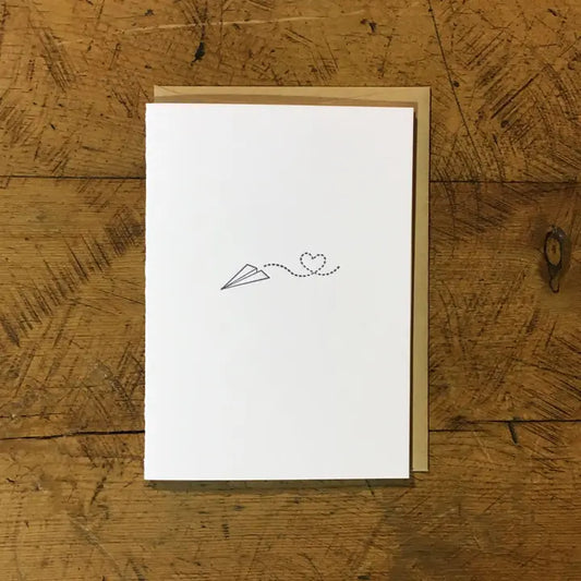 Sending Love Letterpress Card from Green Bird Press