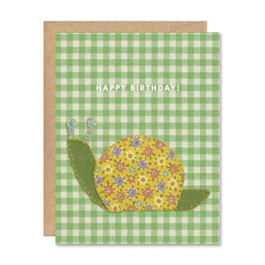 Greeting Card - Birthday Snail