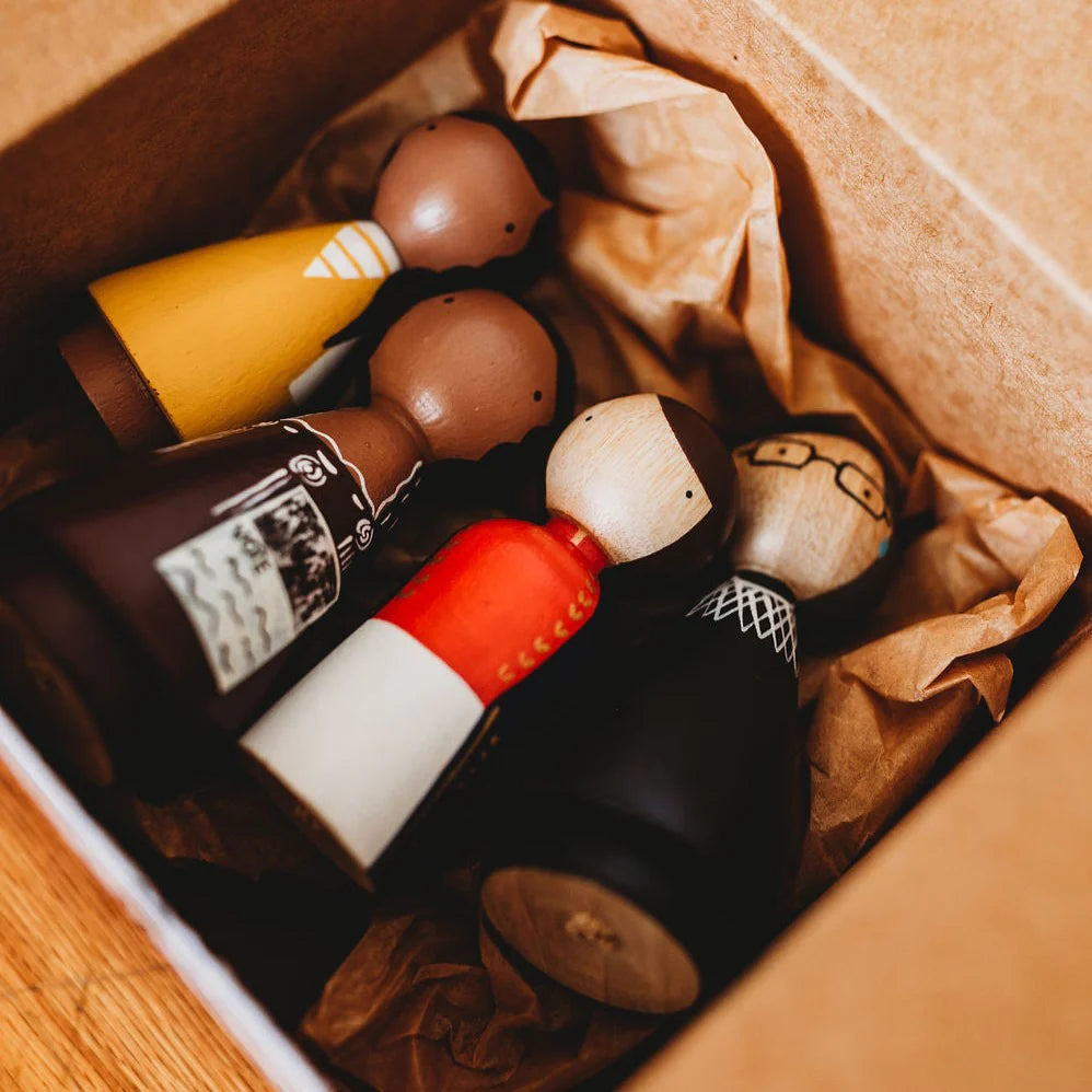 The Trailblazers Wooden Peg Dolls