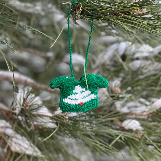 Set of 5 Mini Sweater Tree Variety Ornaments
