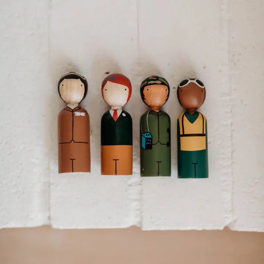 The Unsung Heroes of WWII Wooden Peg Dolls